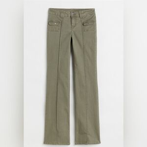 H&M Green Twill Cargo pants